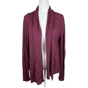AVLN Studio Maroon Knit Cardigan Size M